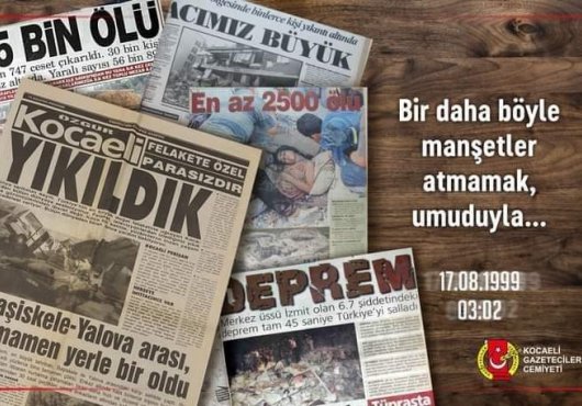 Bir daha böyle manşetler atmamak umuduyla...