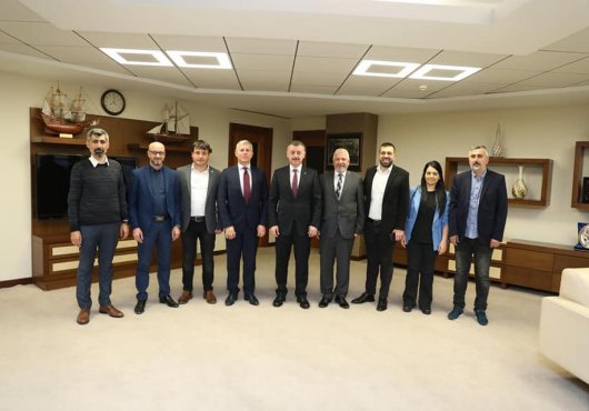 Başkan Tahir Büyükakın'ı Ziyaret Ettik