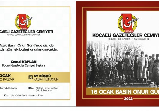 16 OCAK BASIN ONUR GÜNÜMÜZ KUTLU OLSUN