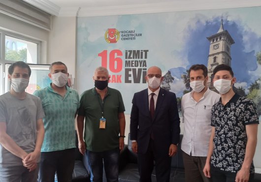 Ünlü,Medya evimize ziyaret gerçekleştirdi.