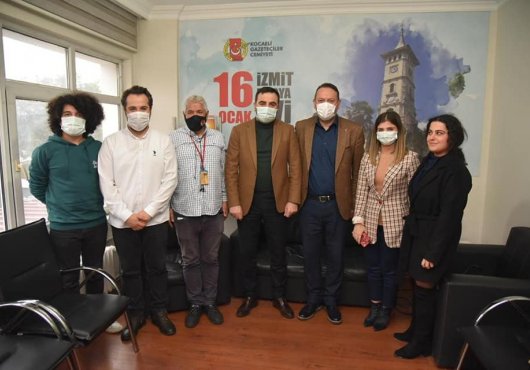 Başiskele Belediye Başkanı Yasin Özlü medya evimizi ziyaret etti.