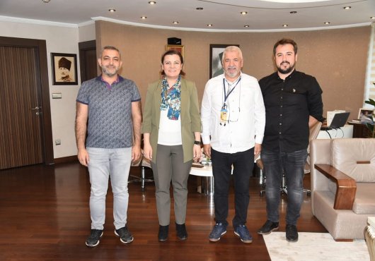 Başkan Hürriyet'i ziyaret ettik